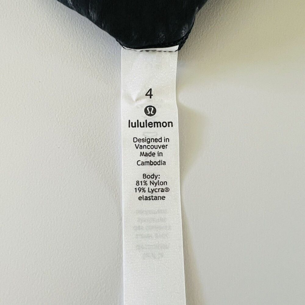 LULULEMON ATHLETICA Diverge Emboss Black Align HR Pant 28" Leggings - US 4 - Picture 7 of 9